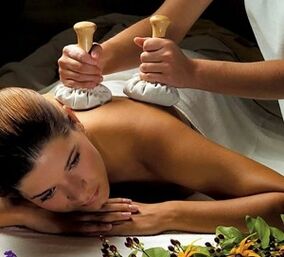 osteokondrosirako masajea